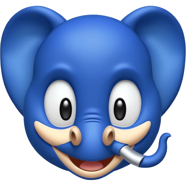Sonic the elephant emoji