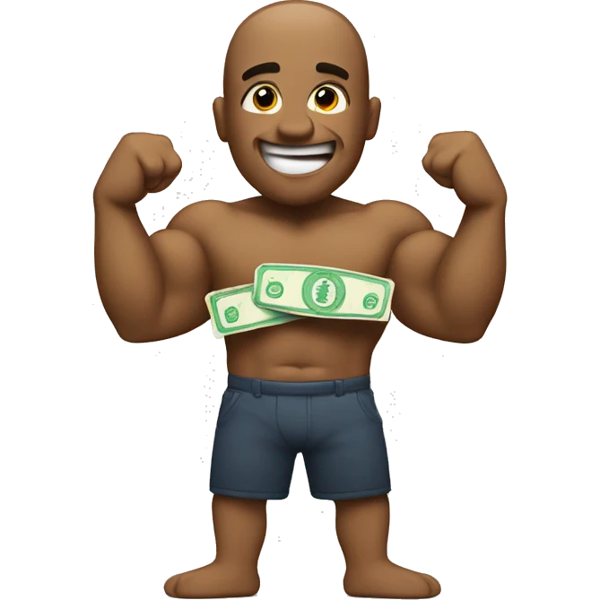 Flexing tickets emoji