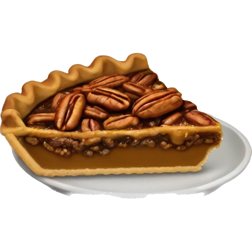 Pecan pie emoji