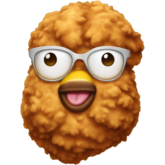 Fried chicken emoji