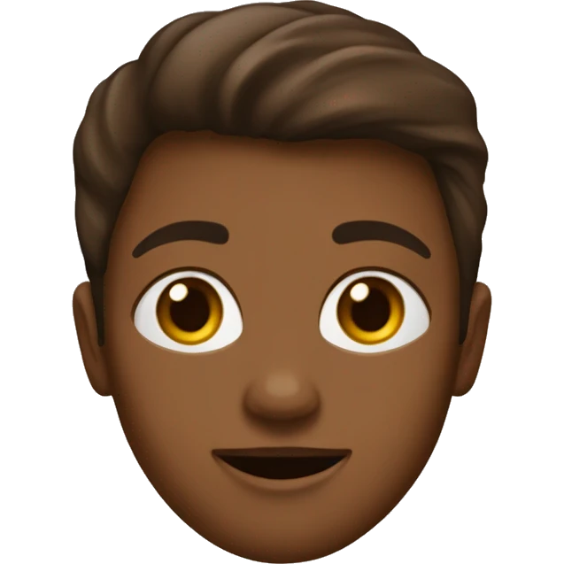 девушка с коричневыми волосами  emoji