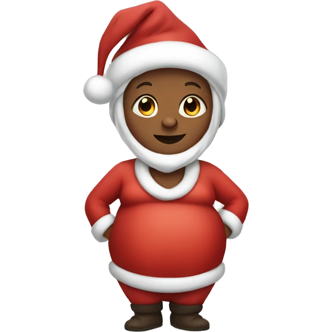Pregnant Santa  emoji