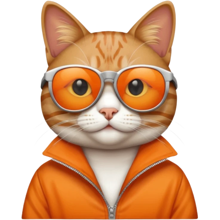 Cat wearing sunglasses emoji