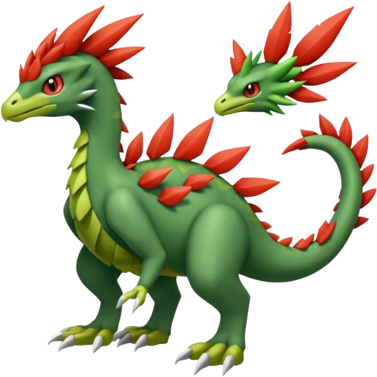 Sceptile-Inteleon-Blaziken-Pokémon-Fakémon-fusion (full body) emoji