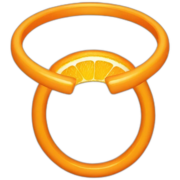 pop orange ring emoji
