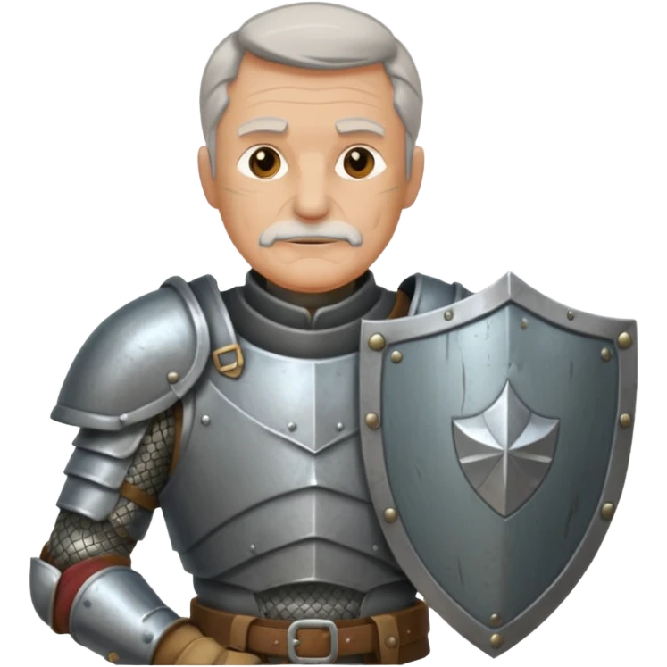 Kalkan Taşıyan eski asker emoji