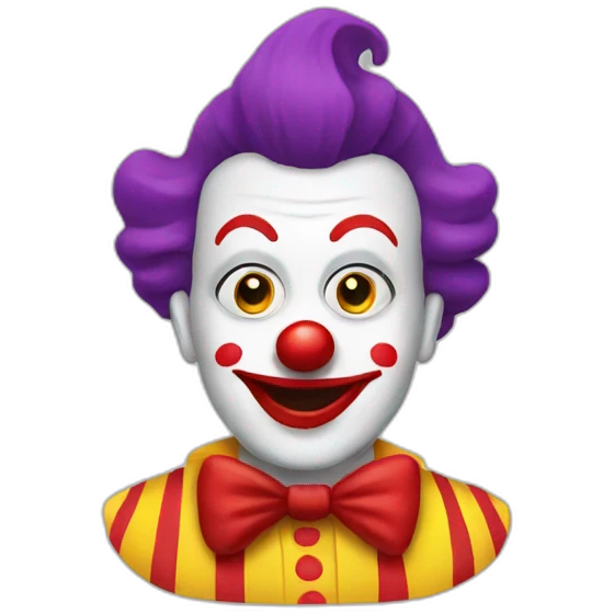 drive through clown emoji