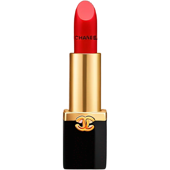 Chanel lipstick emoji