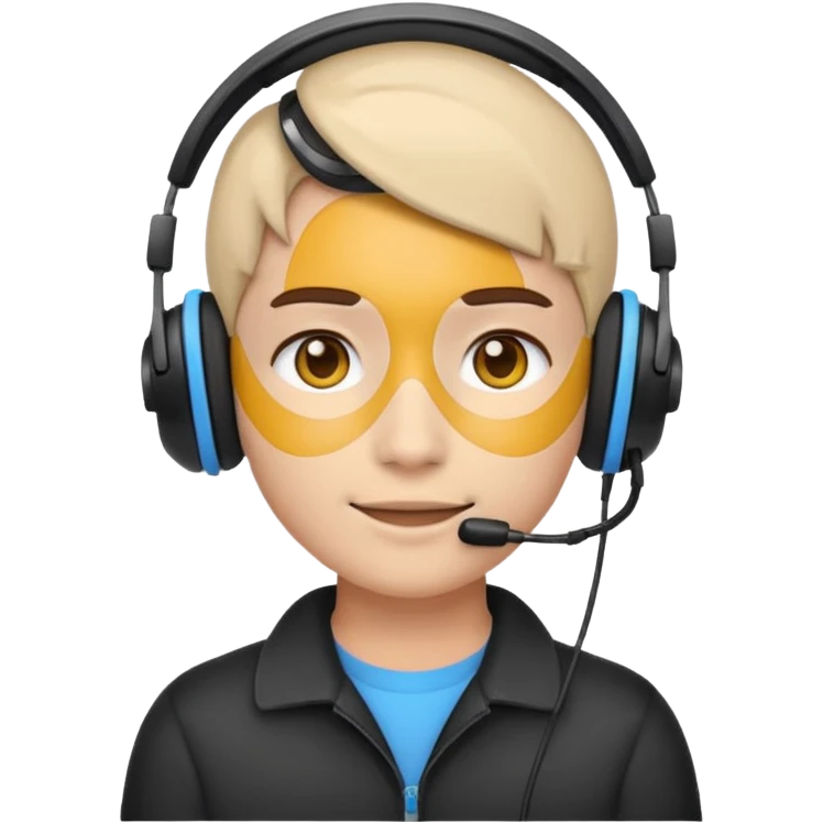 Emoji operator in headset emoji
