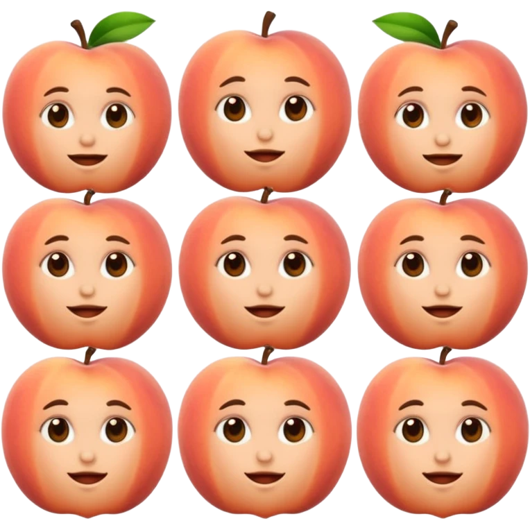 Peach emoji butt emoji