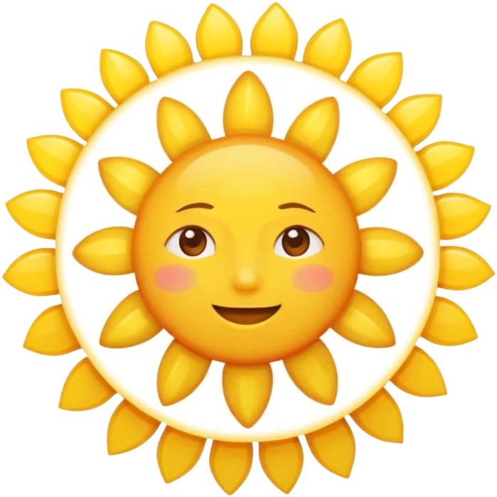 Sun emoji