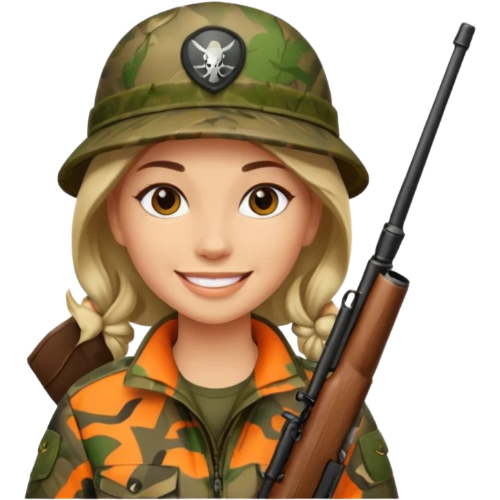 ich möchte ein Emoji einer Jägerin emoji