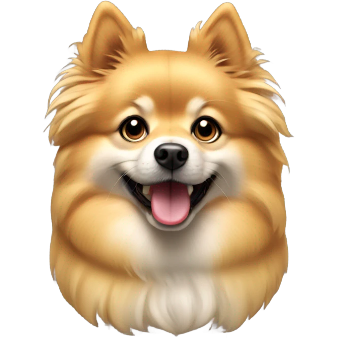 spitz dog golden emoji
