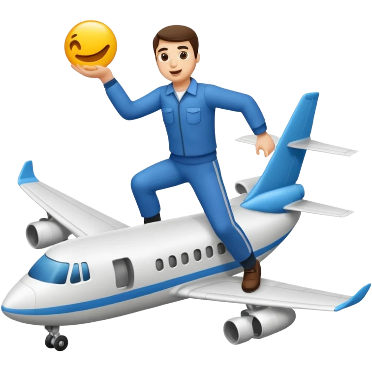 Create a man taking off his baghtobe  emoji