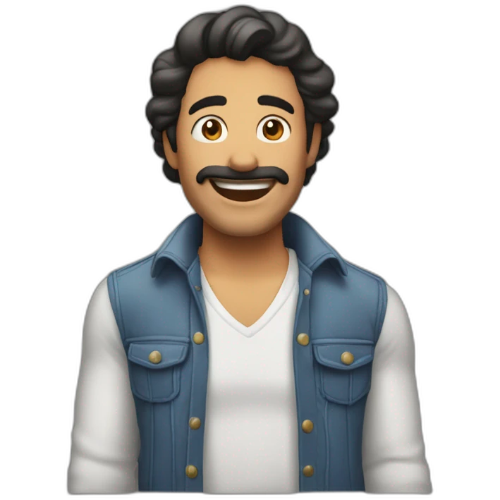 chico feliz cuerpo entero con mucho dinero emoji