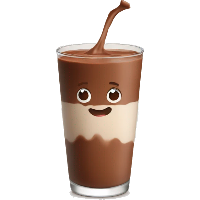 Chocolate milk  emoji