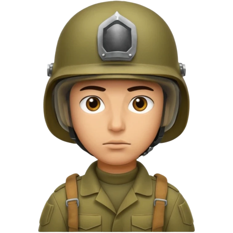 Quiero un soldado con su casco 🪖 emoji
