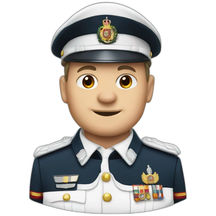 Olaf Scholz in uniform emoji