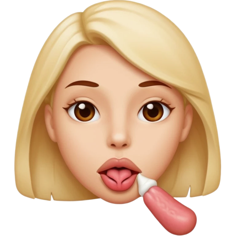 Sexy tongue 😏 emoji
