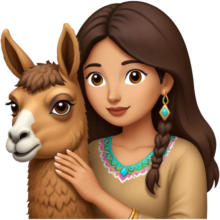 Latina Peru llama emoji