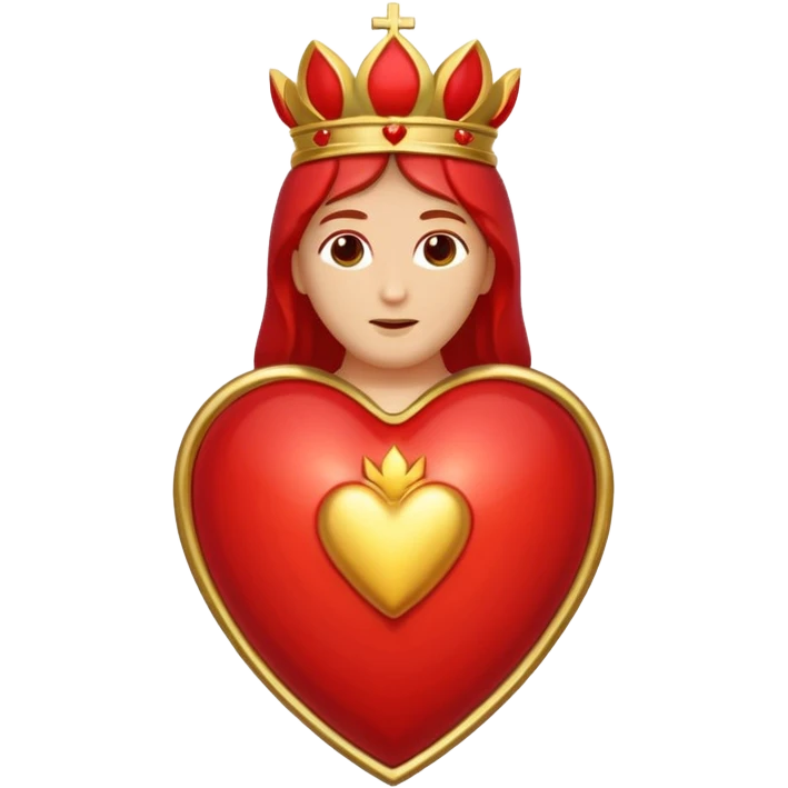 Sacred Heart emoji, no Jesus emoji