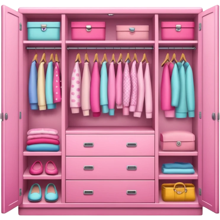 Pink closet emoji