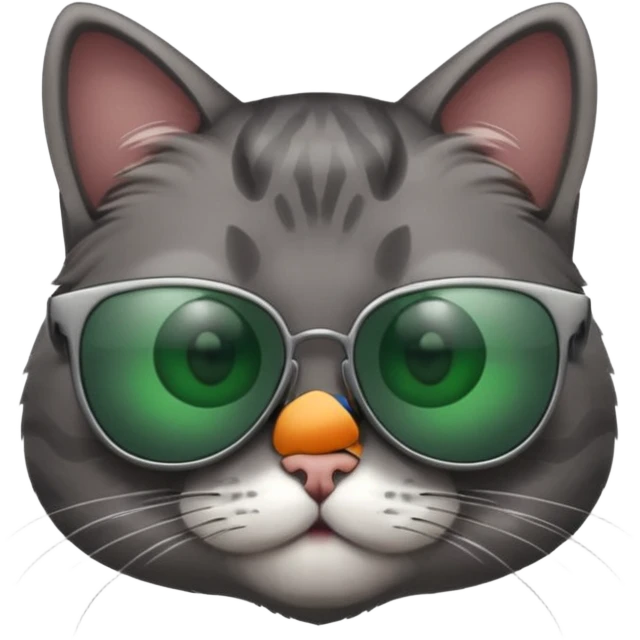 Cat wearing sunglasses emoji
