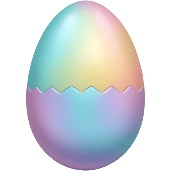 pastel easter egg emoji