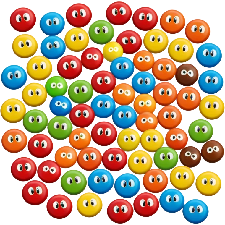 m&ms candy only emoji