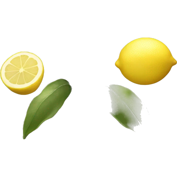 lavender with lemon emoji