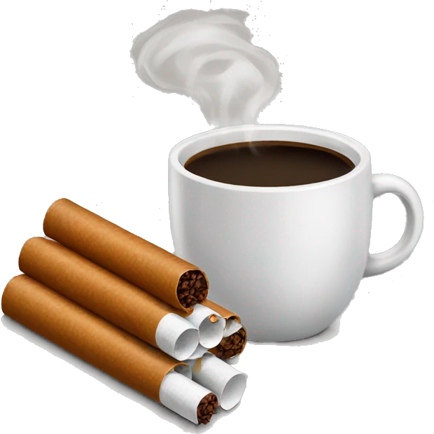 coffee and cigarettes emoji