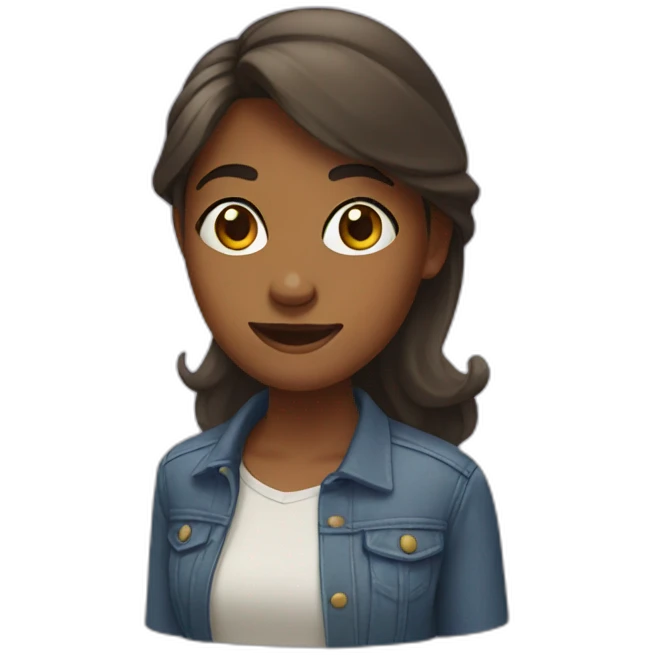 Google girl emoji