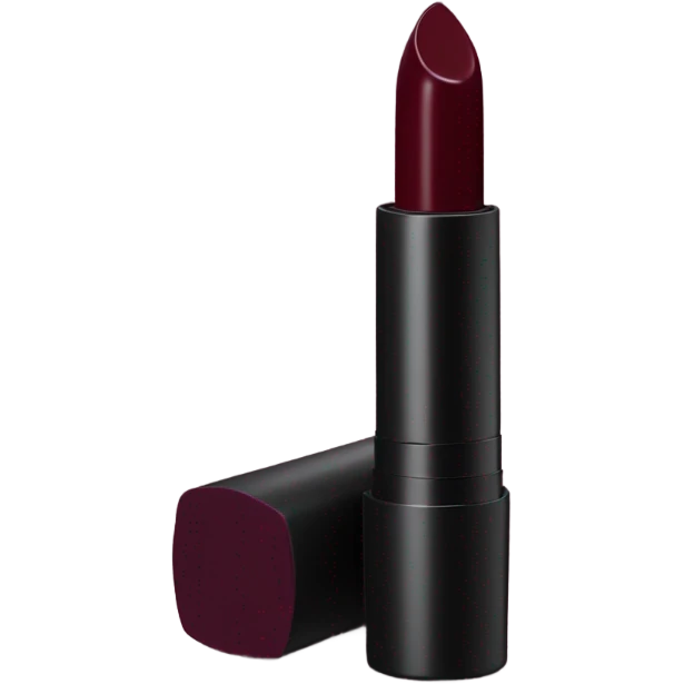 Burgundy lipstick product emoji
