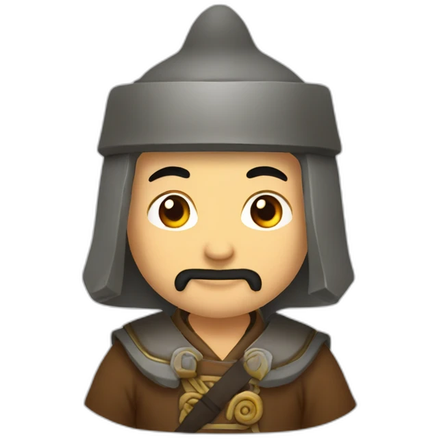 cute ghengis khan emoji