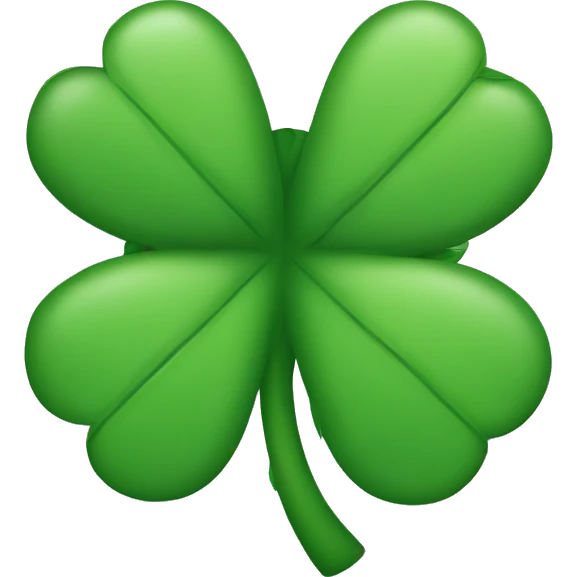 make a clover  emoji