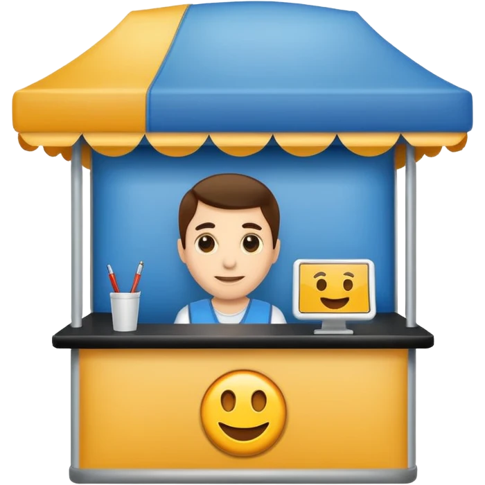 professional trade booth emoji