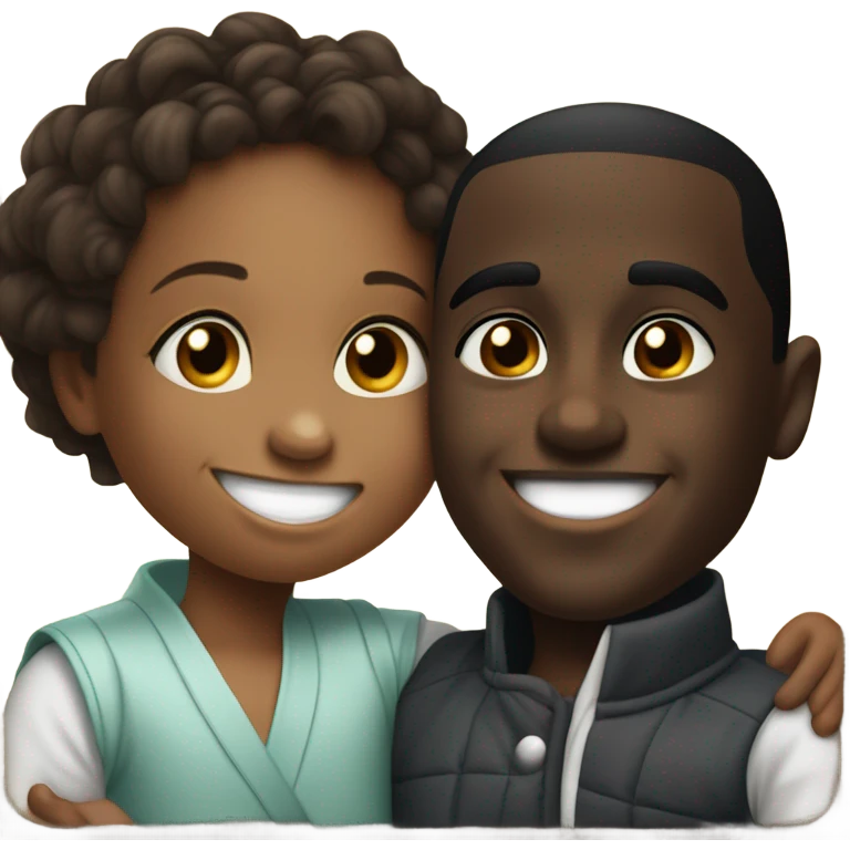 Kid hugging p diddy emoji