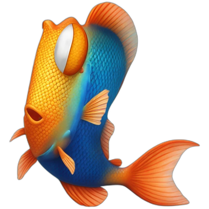 Poisson sur bob l'éponge sur Patrick l'étoile de mer emoji
