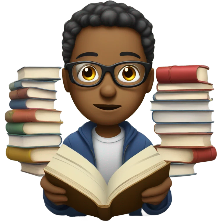 Bookworm emoji