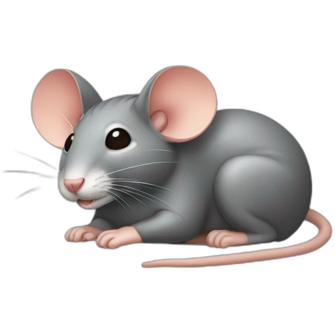 recumbent mouse emoji