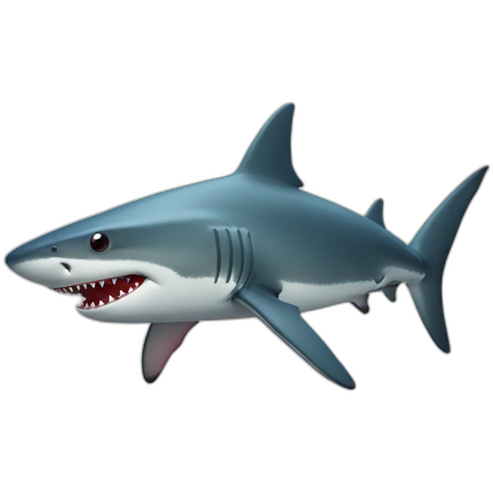 red shark emoji
