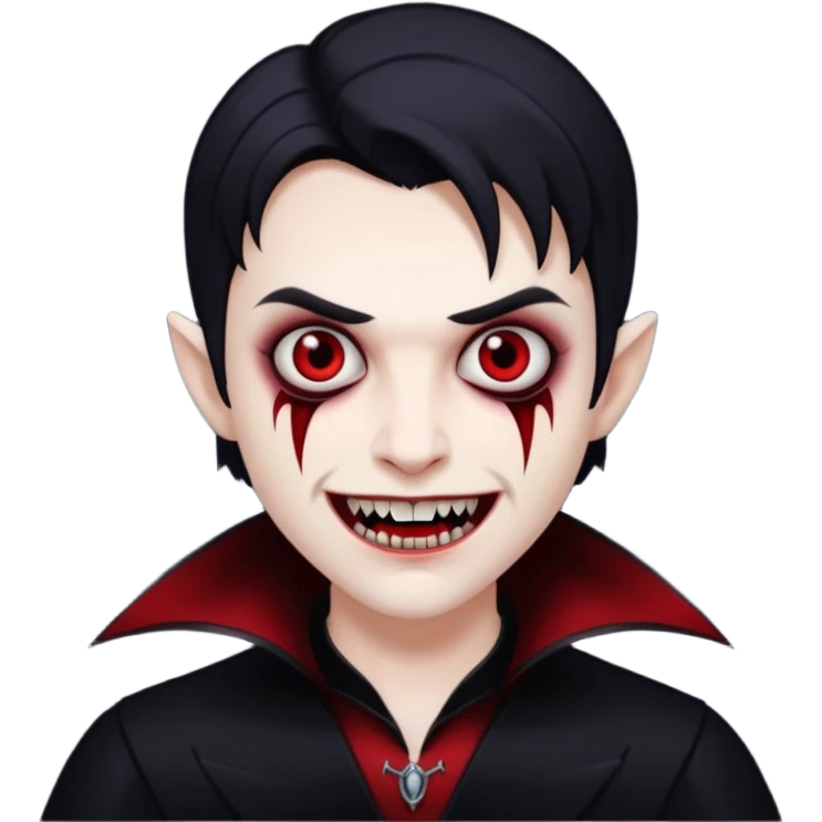 a picture of me as a vampire emoji