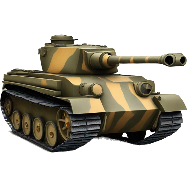 Tiger 1 tank ww2 emoji