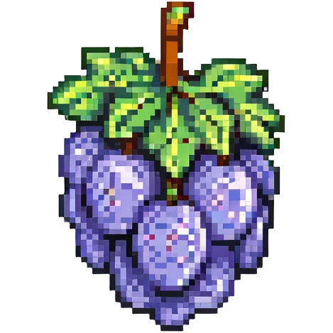 one single grape emoji