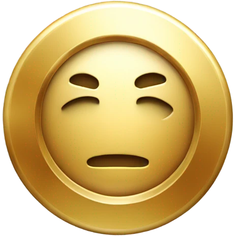 golden circular badge emoji