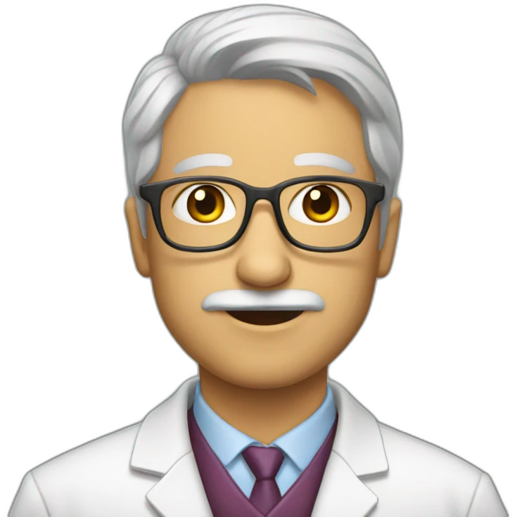 profesor preocupado emoji