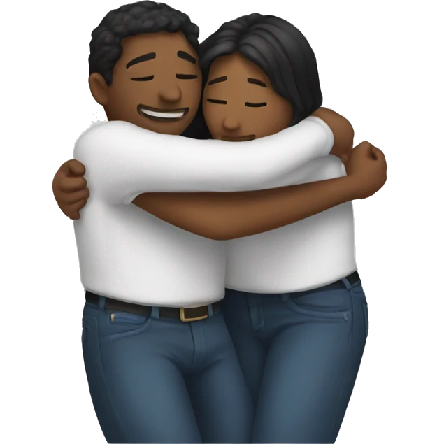 2 people hugging emoji