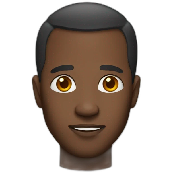 a somali man witha  big forehead emoji