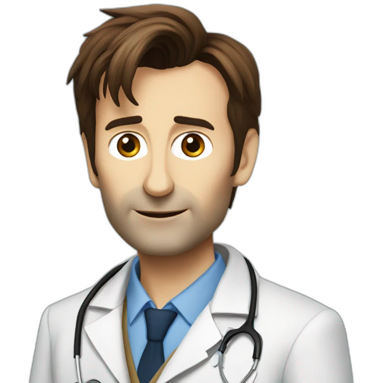 David Tennant as doctor who emoji
