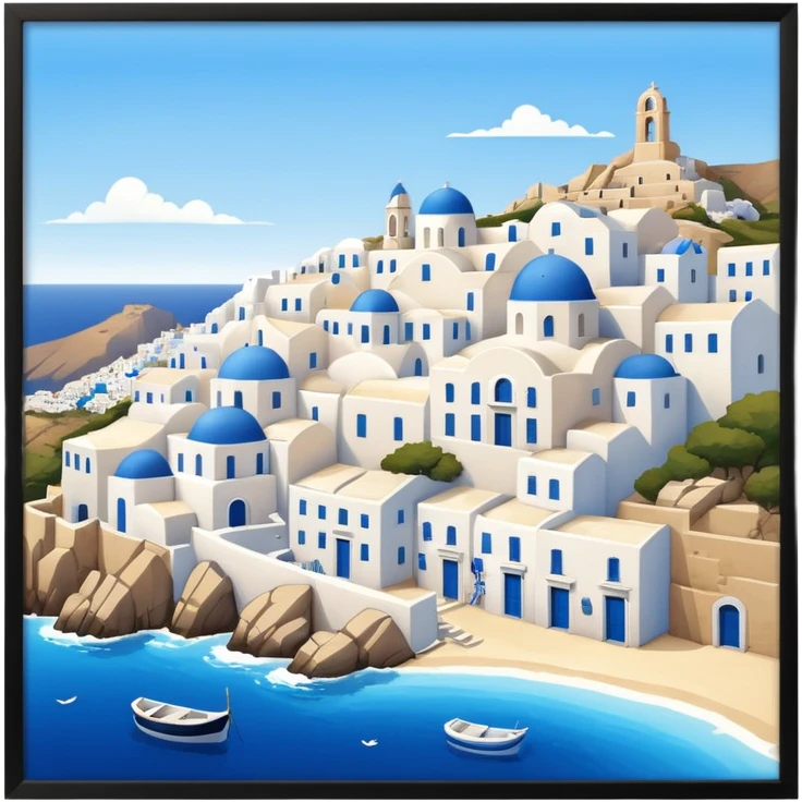 cyclades islands of greece emoji